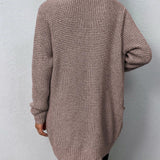 Maglione aperto rosa A minha loja