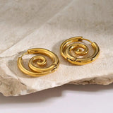 Orecchini Spirale d'Oro Classici