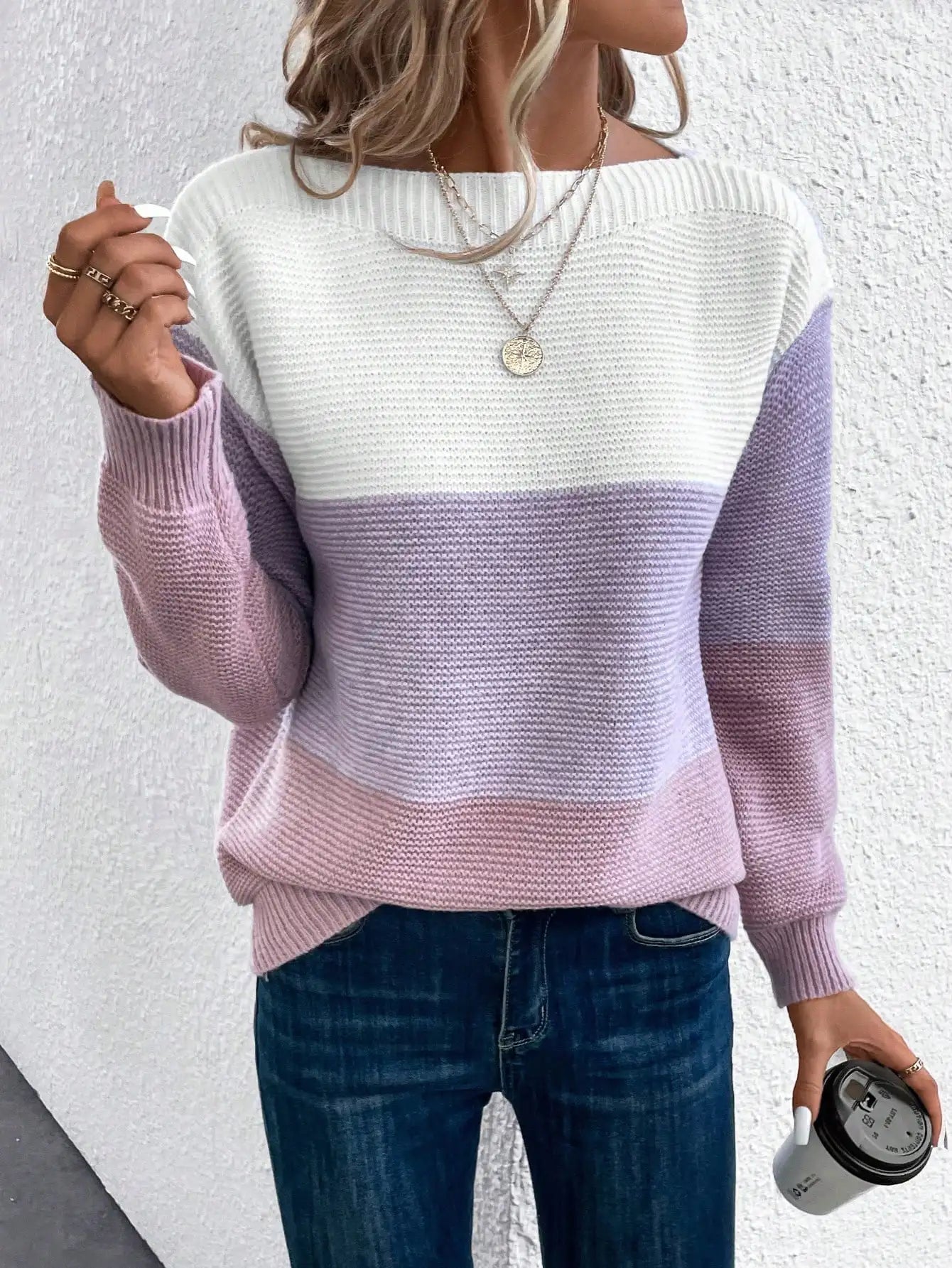 Grace | Accogliente Maglione Ombre A minha loja