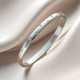 Bracciale Eternamente Elegante in Zirconia Dorata