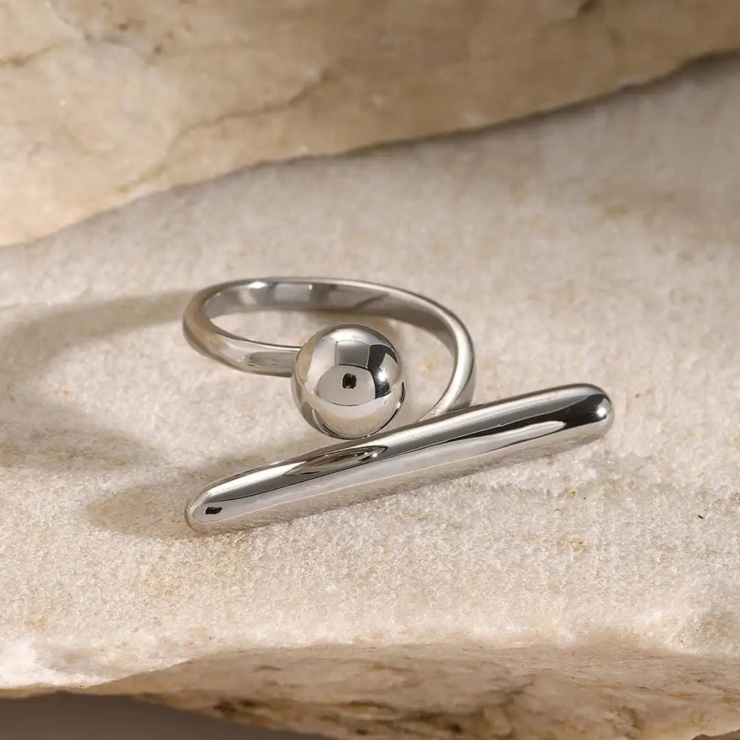 Anello Regolabile in Oro con Stella Classica