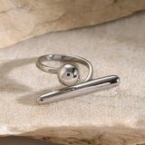 Anello Regolabile in Oro con Stella Classica