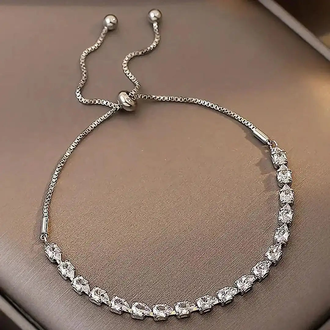 Regolabile Bracciale in Pietre Geometriche