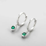Brillanti Orecchini in Zircone Verde