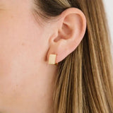 Orecchini Geometrici Quadrati in Oro