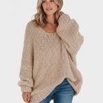 Sára™ | Maglione leggero con scollo rotondo A minha loja