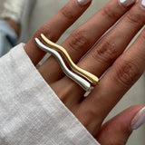 Anello Minimalista in Oro a Rami