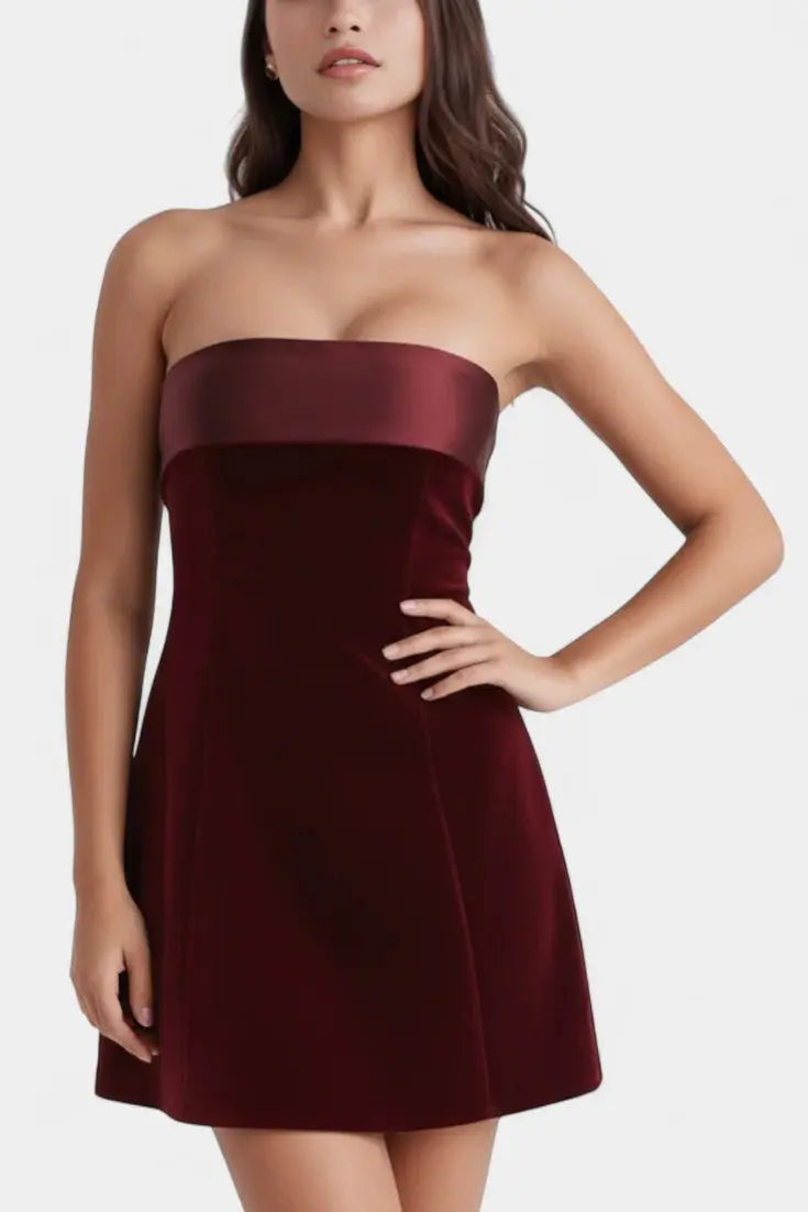 Sariya™ | Abito in velluto elegante A minha loja