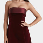 Sariya™ | Abito in velluto elegante A minha loja
