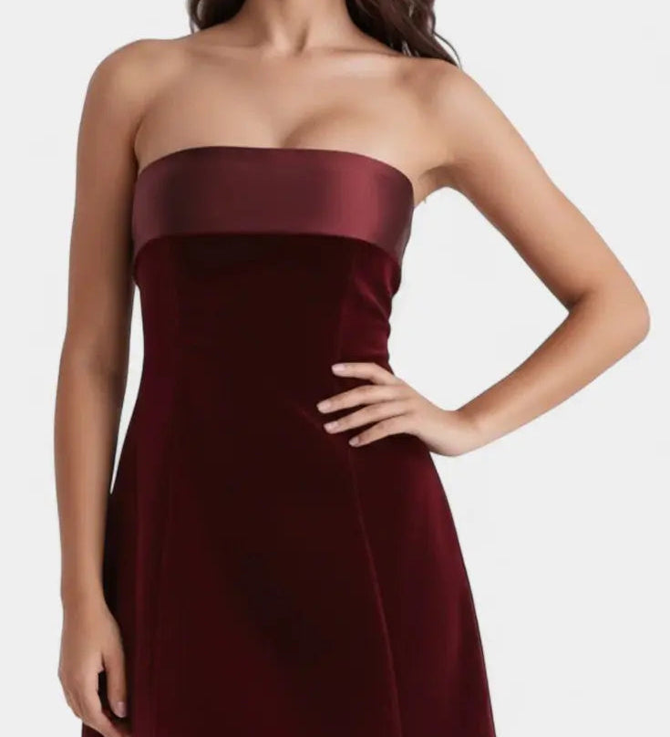Sariya™ | Abito in velluto elegante A minha loja