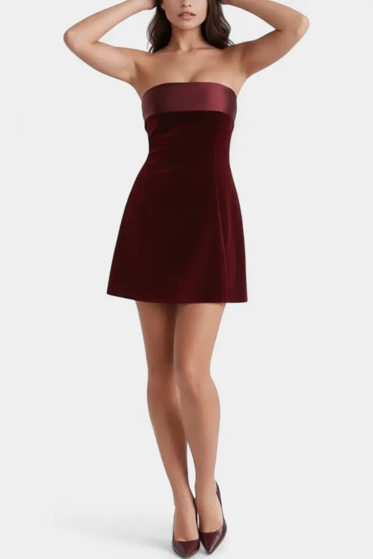 Sariya™ | Abito in velluto elegante A minha loja