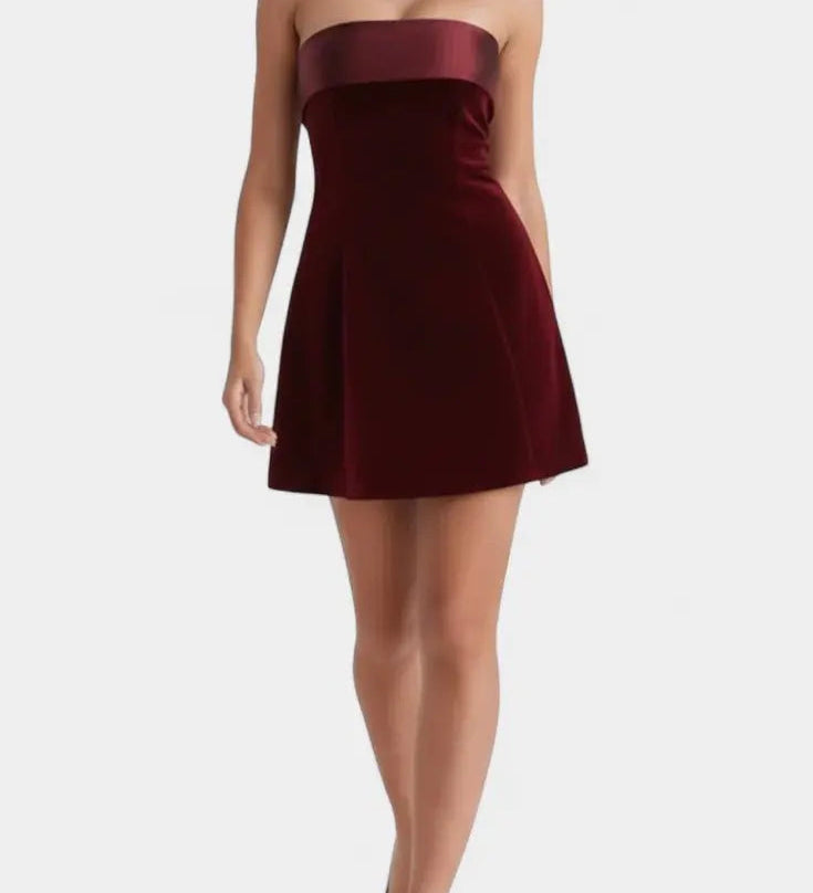 Sariya™ | Abito in velluto elegante A minha loja