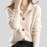 Claire | Retro-Style Cashmere Cardigan A minha loja