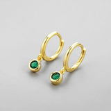Brillanti Orecchini in Zircone Verde