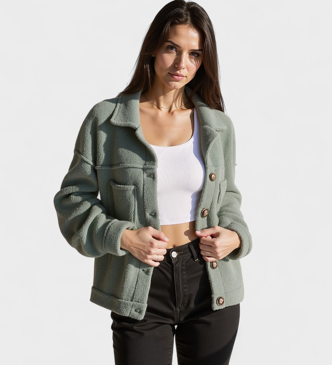 Selina™ Fleece giacca – Eleganza al caldo A minha loja