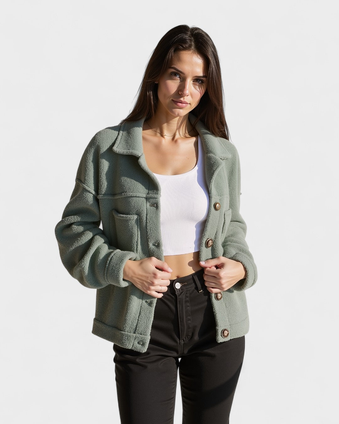 Selina™ Fleece giacca – Eleganza al caldo A minha loja
