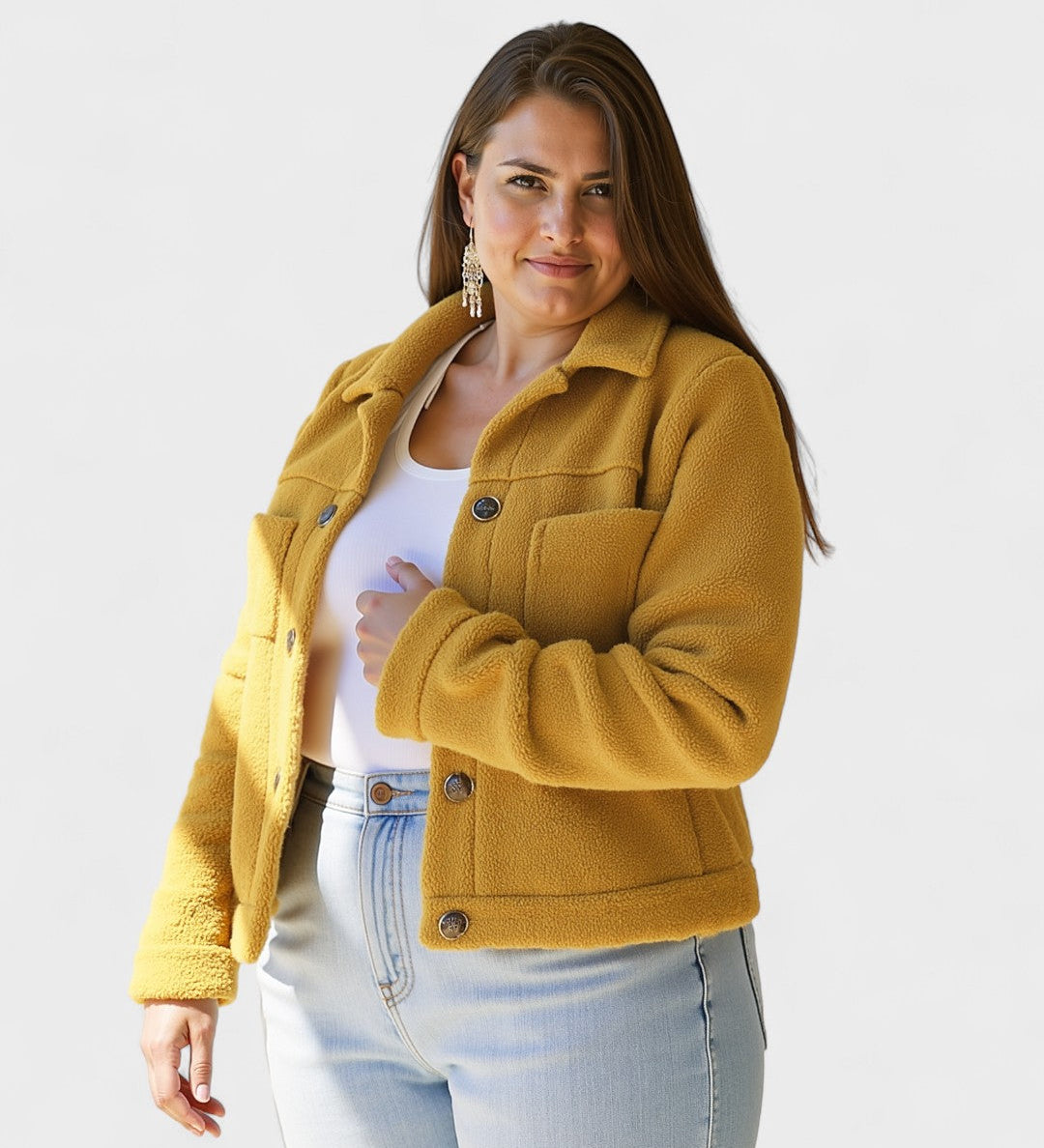 Selina™ Fleece giacca – Eleganza al caldo A minha loja