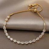 Regolabile Bracciale in Pietre Geometriche