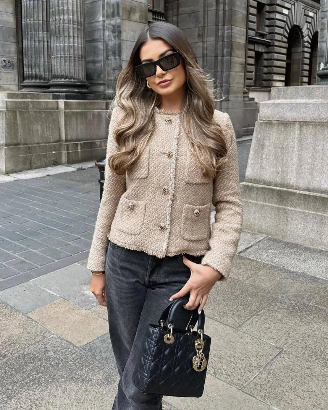 Slavenka - Cappotto Chic Beige A minha loja