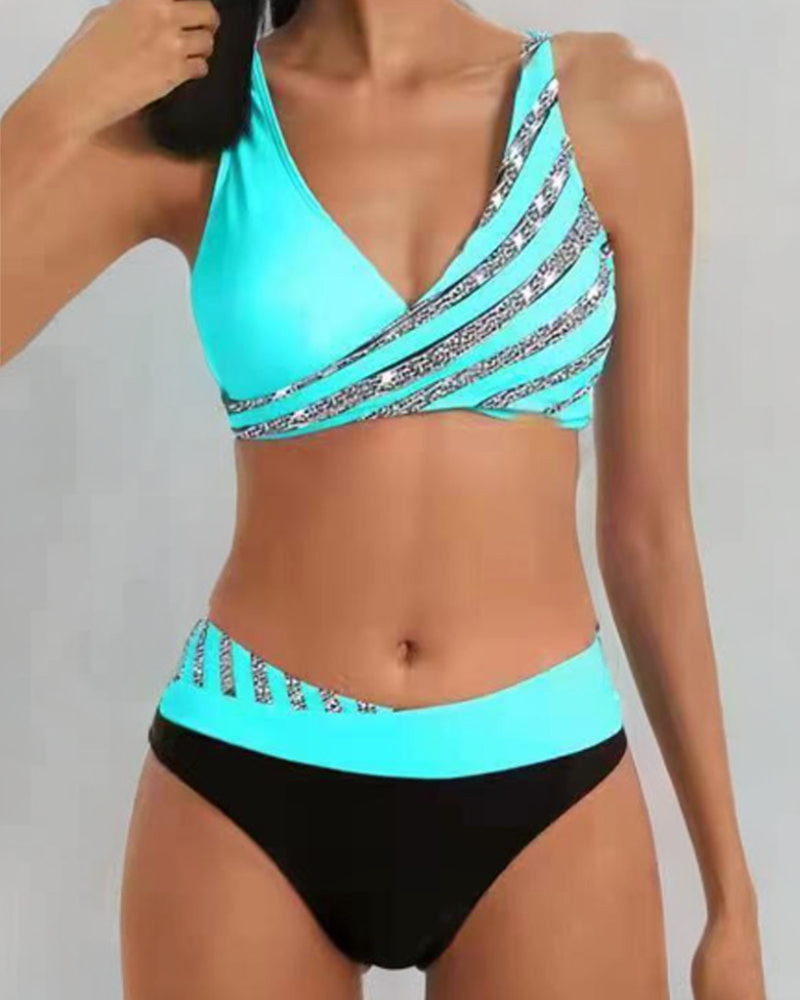 Mona - Bikini con Stampa in Toni Caldi A minha loja
