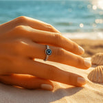 Anello in marmo argentato A minha loja