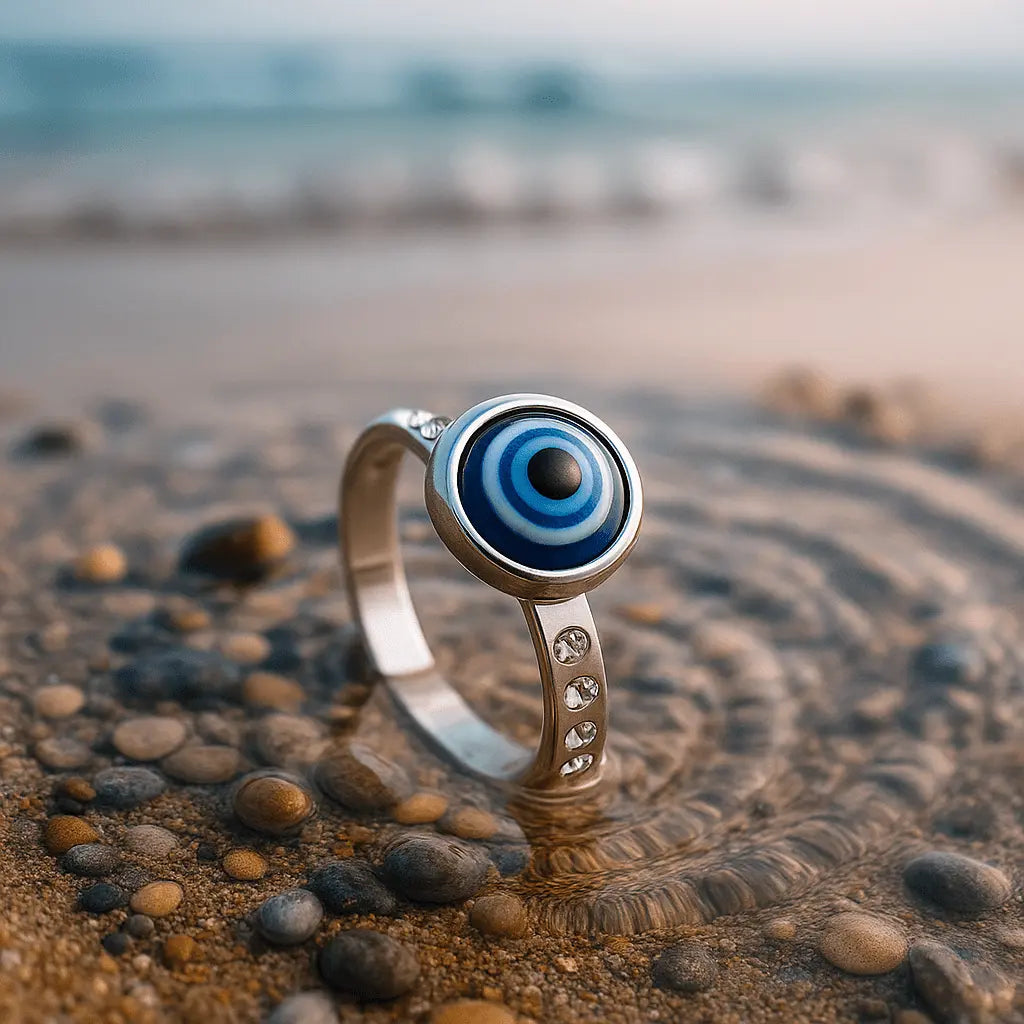 Anello in marmo argentato A minha loja