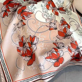 Theresa-huivi (100% seta - 68 cm) A minha loja