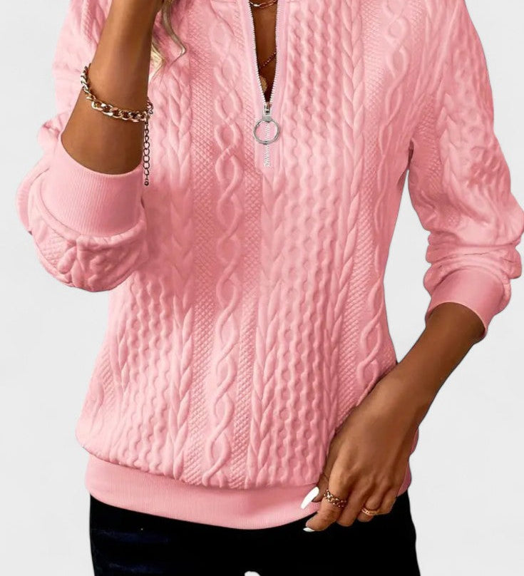 Nela™ | Maglione con zip per donne A minha loja