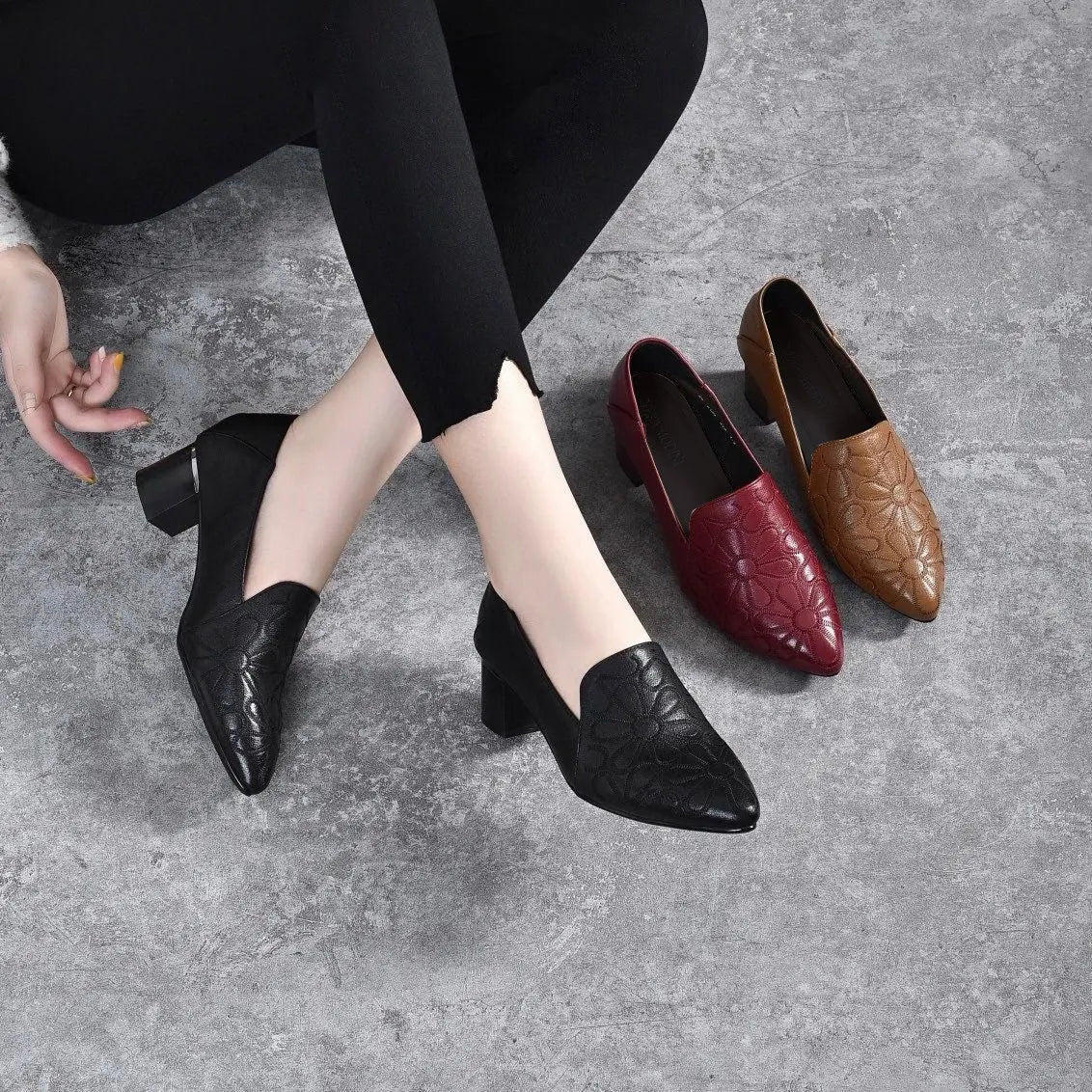 Valerina | Scarpe in Pelle Morbida A minha loja