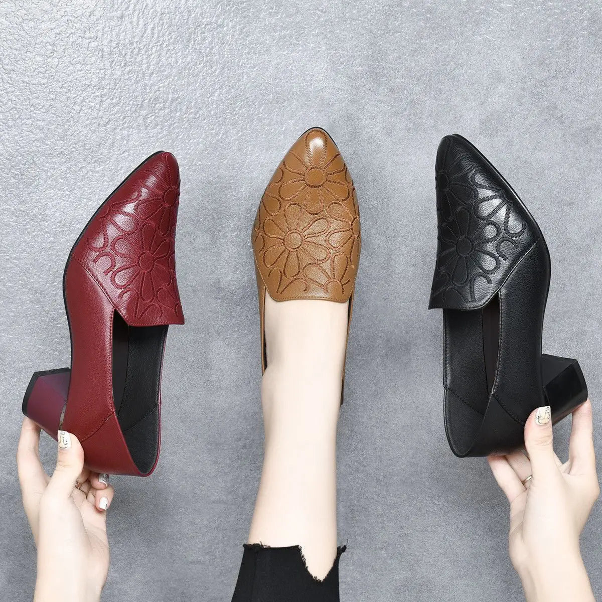 Valerina | Scarpe in Pelle Morbida A minha loja