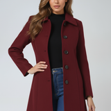 Petra - Cappotto invernale da donna con bottone A minha loja