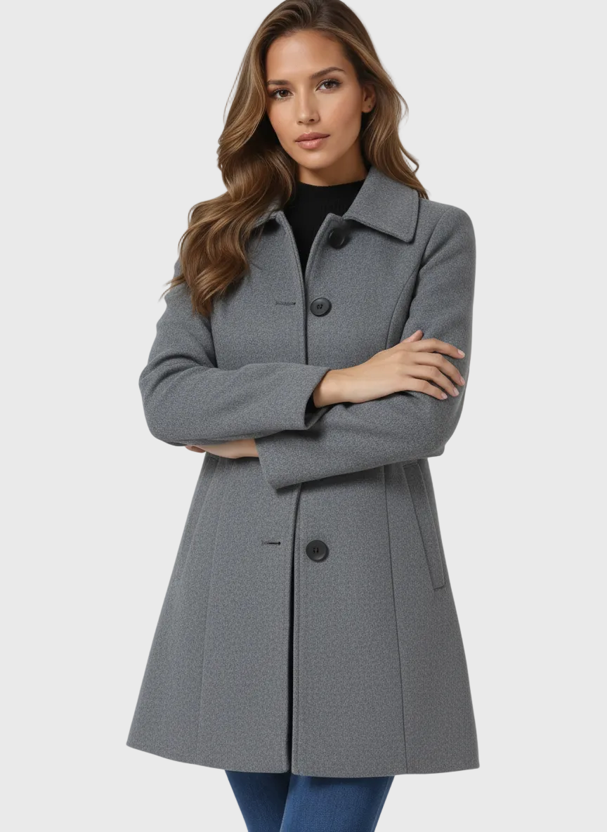 Petra - Cappotto invernale da donna con bottone A minha loja