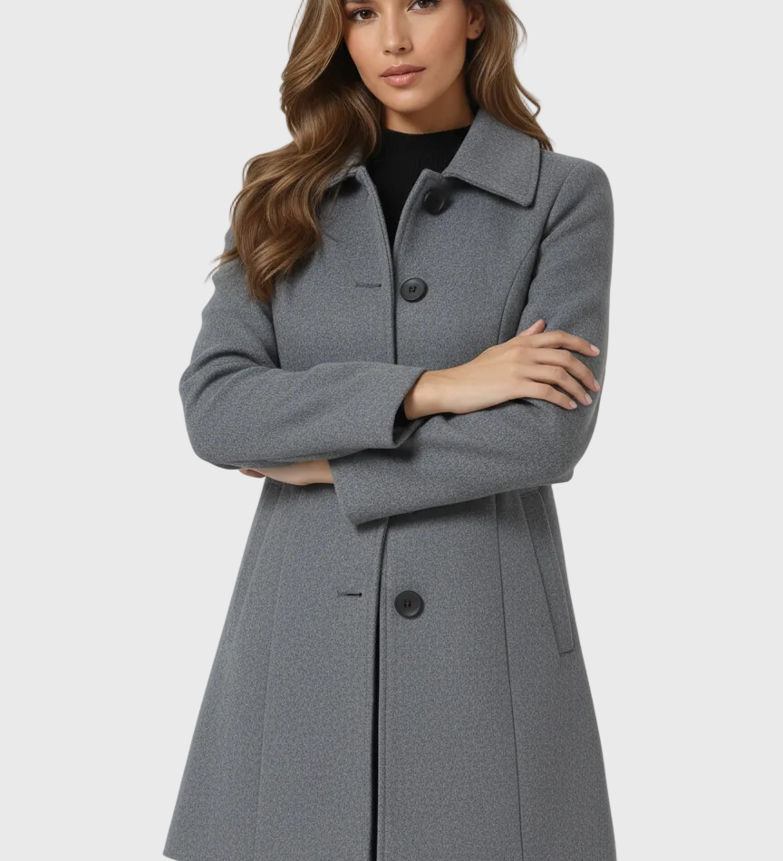 Petra - Cappotto invernale da donna con bottone A minha loja