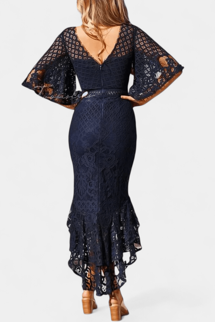 Veronika™ | Abito in pizzo elegante A minha loja