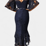 Veronika™ | Abito in pizzo elegante A minha loja