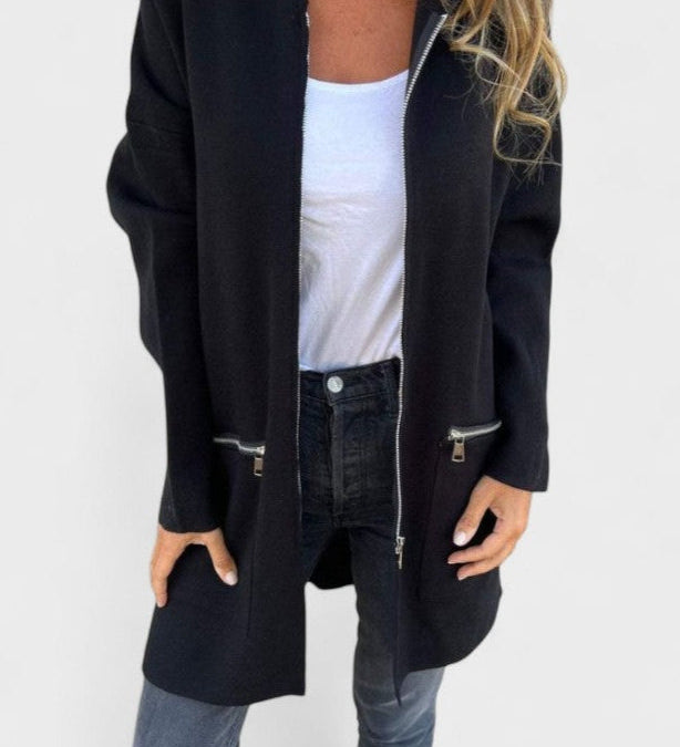 Veslina™ | Maglione Zip Elegante A minha loja