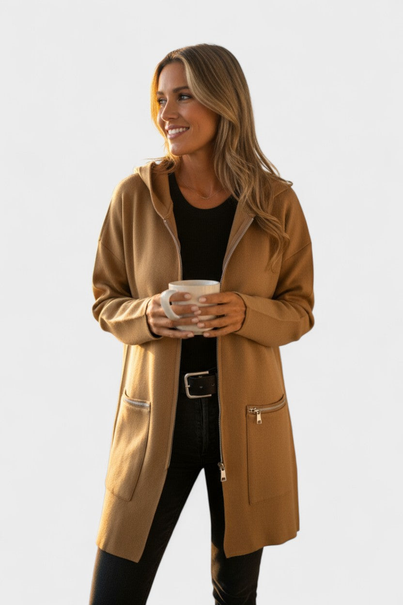 Veslina™ | Maglione Zip Elegante A minha loja