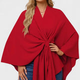 Yvette | Poncho Drappeggiato Elegante A minha loja