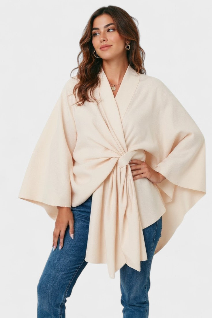 Yvette | Poncho Drappeggiato Elegante A minha loja