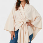 Yvette | Poncho Drappeggiato Elegante A minha loja