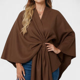 Yvette | Poncho Drappeggiato Elegante A minha loja