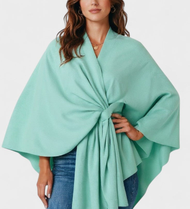 Yvette | Poncho Drappeggiato Elegante A minha loja