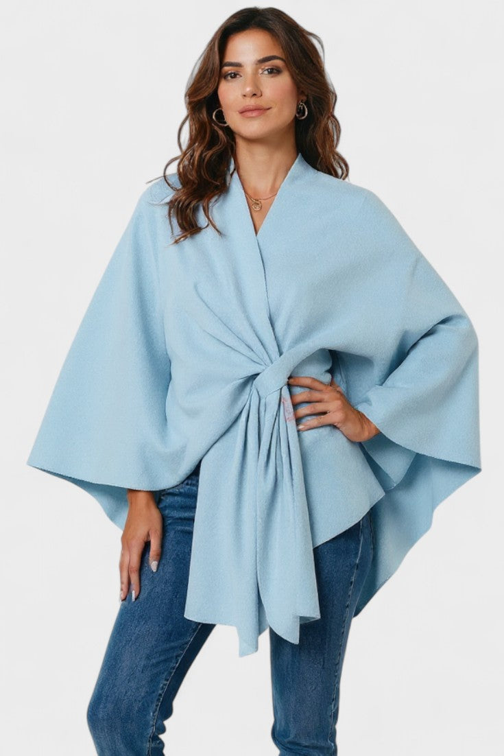 Yvette | Poncho Drappeggiato Elegante A minha loja