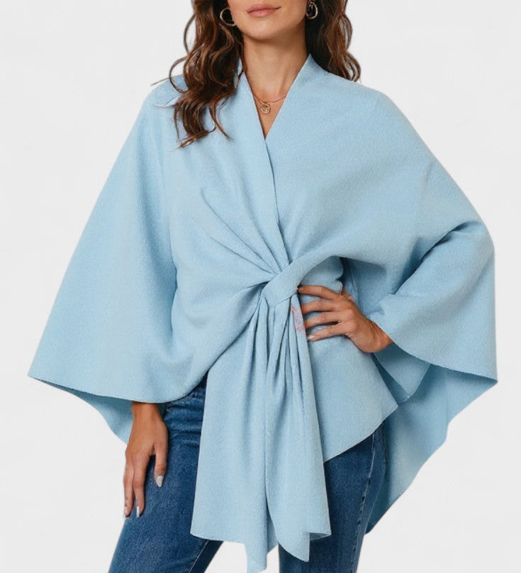 Yvette | Poncho Drappeggiato Elegante A minha loja