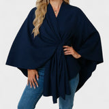 Yvette | Poncho Drappeggiato Elegante A minha loja