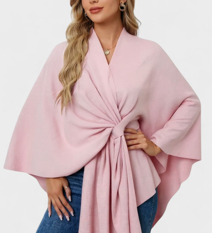 Yvette | Poncho Drappeggiato Elegante A minha loja