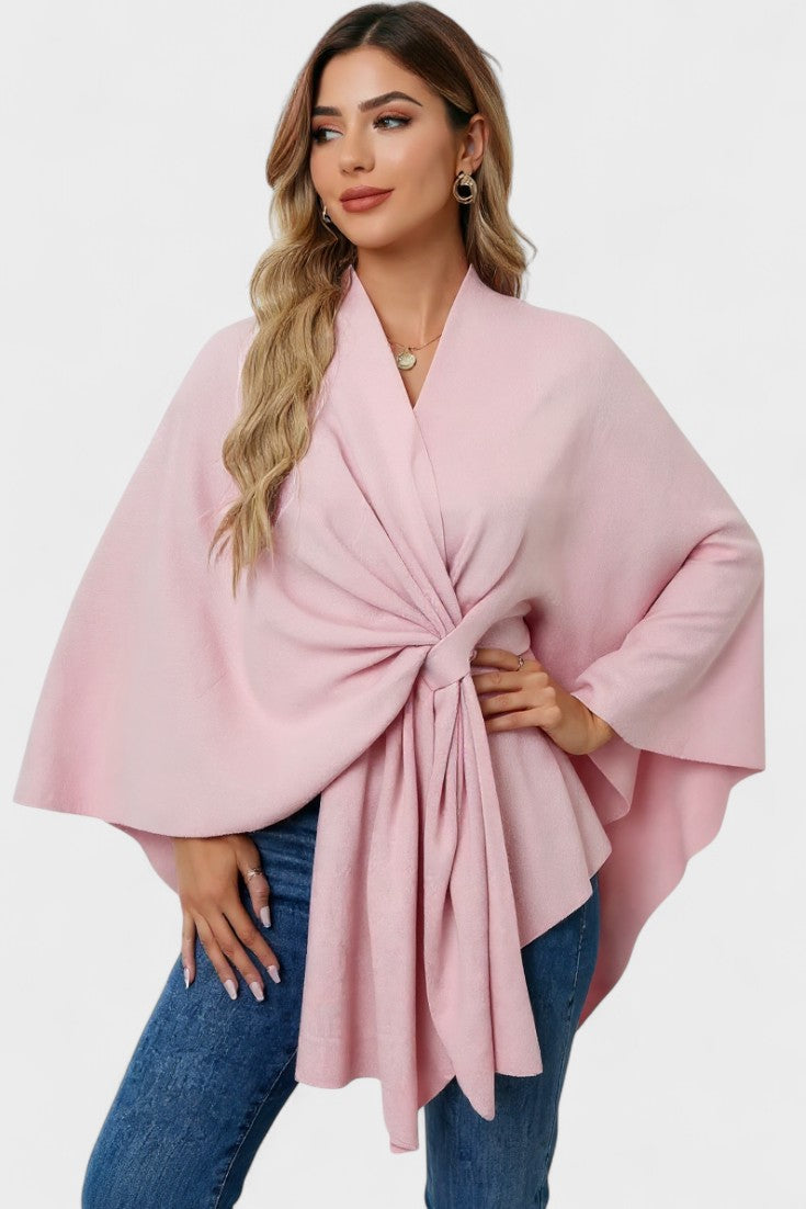 Yvette | Poncho Drappeggiato Elegante A minha loja