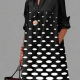 Yvonne - Abito midi kimono elegante A minha loja