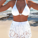 Porto Cervo - Elegante bikini in pizzo monocolore A minha loja