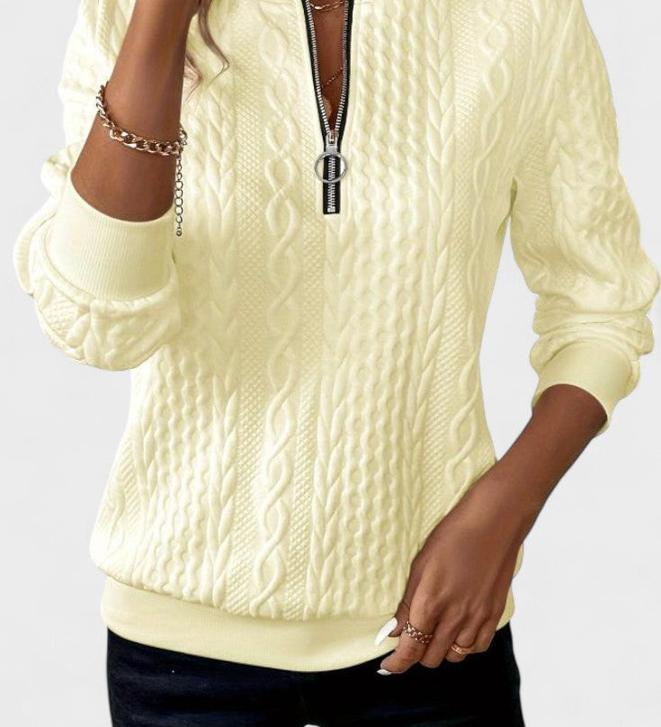 Nela™ | Maglione con zip per donne A minha loja